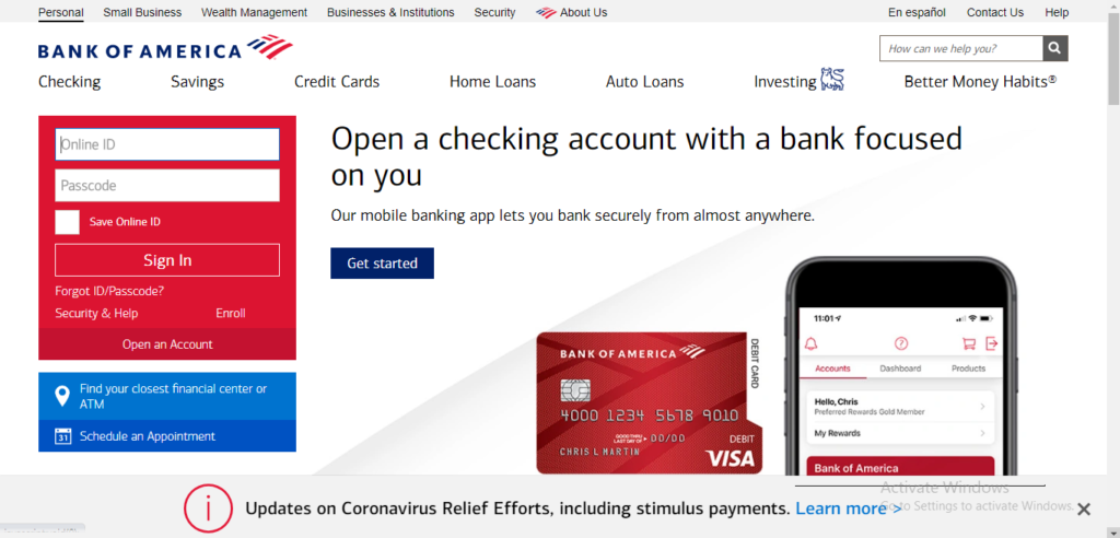 www.bankofamerica.com Login Review - Bank of America Account Online ...